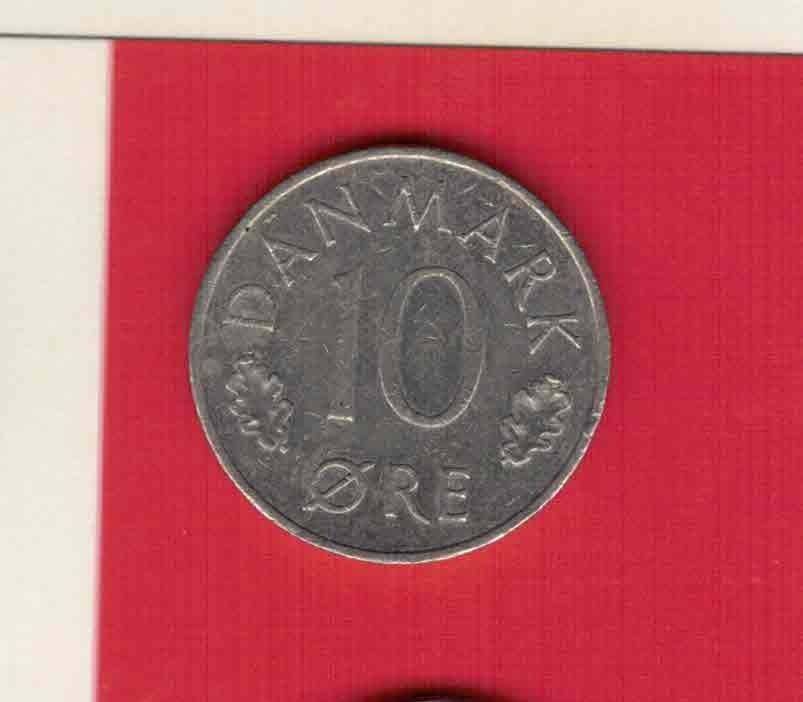 丹麦1974年10欧尔 实物如图   