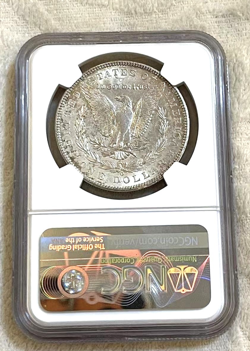 【麦克币章收藏】拍卖第二期 美国1902年O字版摩根银币，NGC MS63