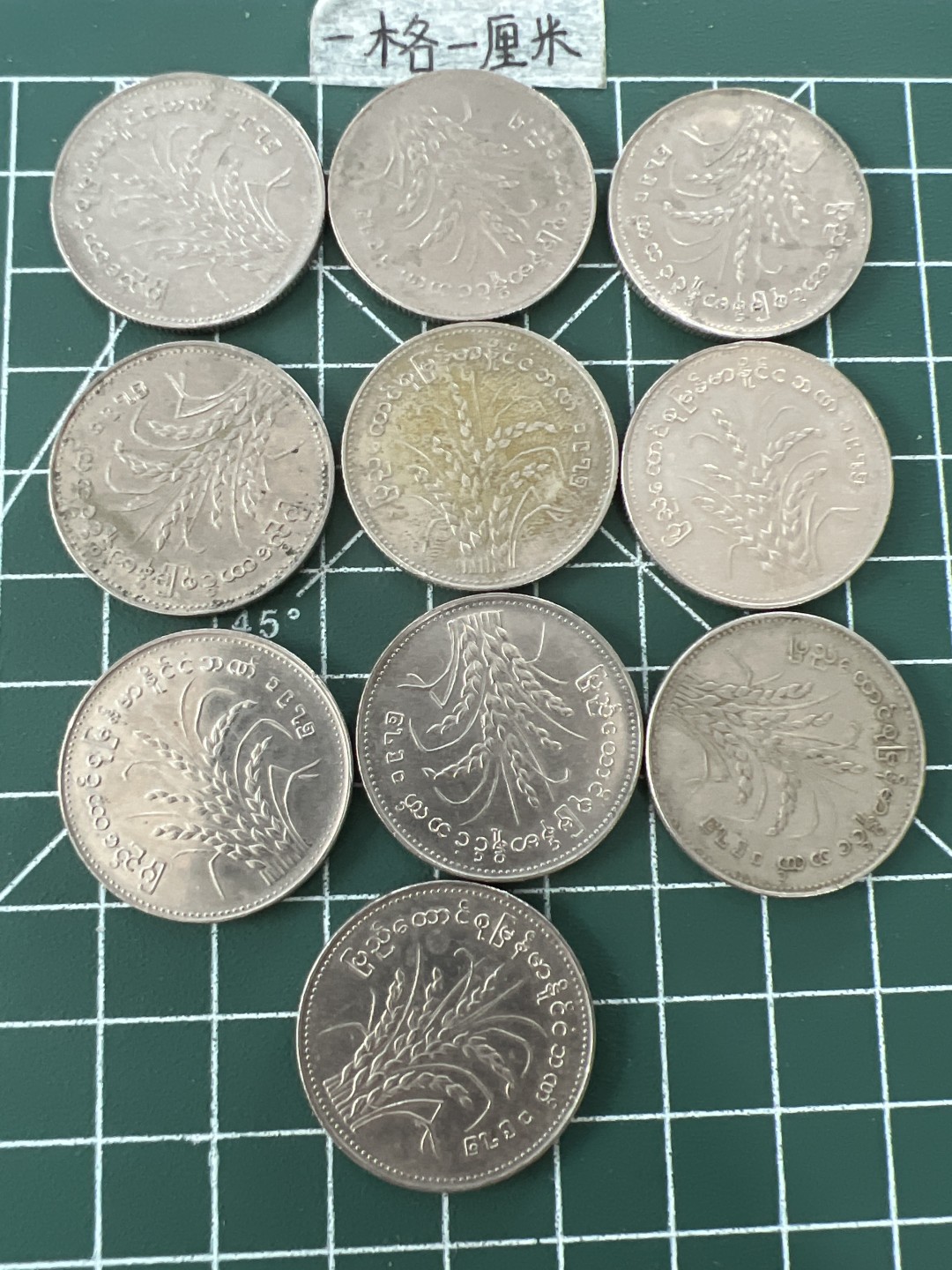 泡泡堂第二十七期   世界硬币纪念章专场（全场20包邮，偏远地区除外） 缅甸水稻大币