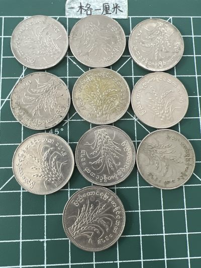 泡泡堂第二十七期   世界硬币纪念章专场（全场20包邮，偏远地区除外） - 缅甸水稻大币