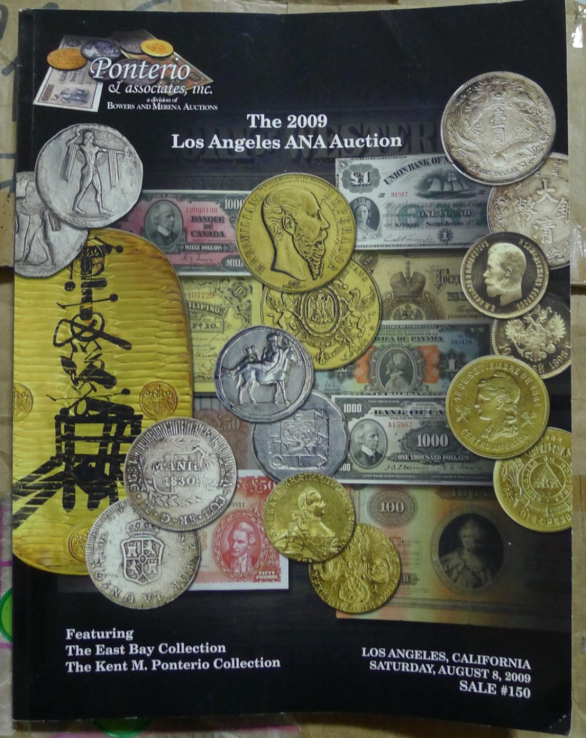 世界钱币章牌书籍专场拍卖第74期 PONTERIO  &  ASSOCIATES, INC. 古希腊罗马拜占庭以及世界钱币拍卖目录150 ( 含 真·早期 双柱专题，早到15XX年份)