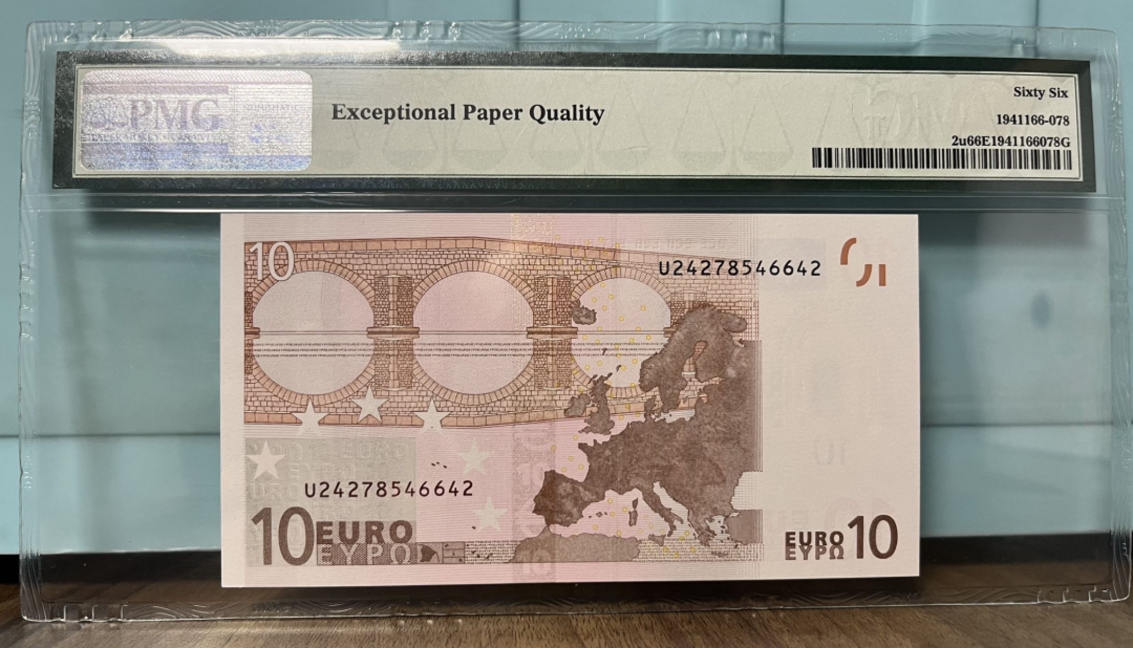 收藏联盟Quantum Auction 第175期拍卖 2002年10欧元 一签