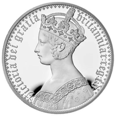 【海寧潮】拍卖第三十四期 - 【海寧潮】英国2021年伟大雕刻师维多利亚女王2盎司加厚银币