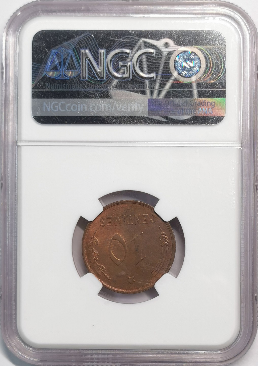 凡希社世界钱币微拍第二百零五期 1930卢森堡10分铜币NGC-MS63