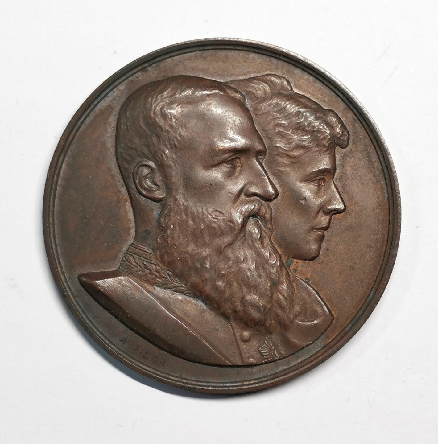 凡希社世界钱币微拍第二百零五期 比利时铜章5 50mm