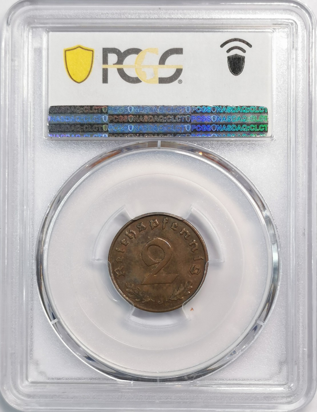 凡希社世界钱币微拍第二百零五期 1939德国2芬尼PCGS-MS64