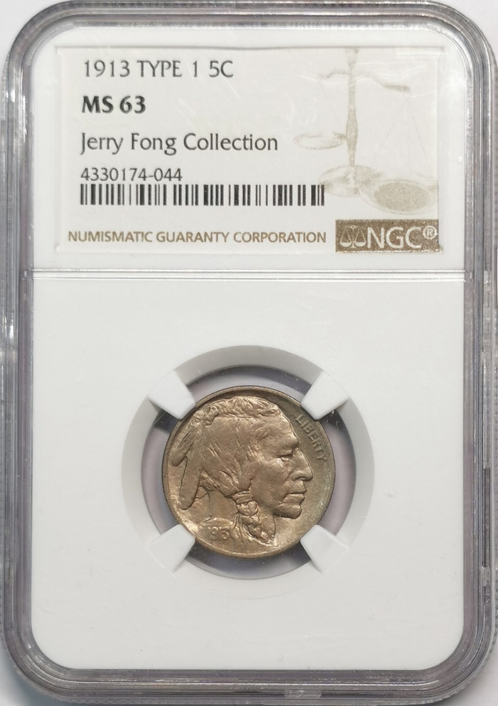 凡希社世界钱币微拍第二百零五期 1913美国水牛5分镍币NGC-MS63