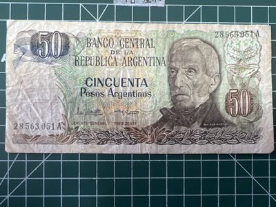 泡泡堂第二十八期  纸币硬币专场（全场20包邮，偏远地区除外） - 阿根廷50皮