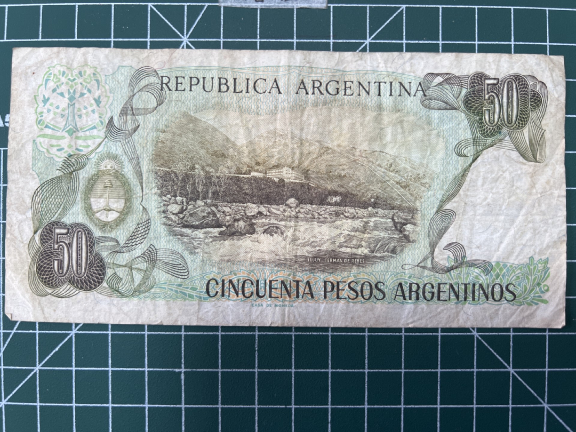 泡泡堂第二十八期  纸币硬币专场（全场20包邮，偏远地区除外） 阿根廷50皮