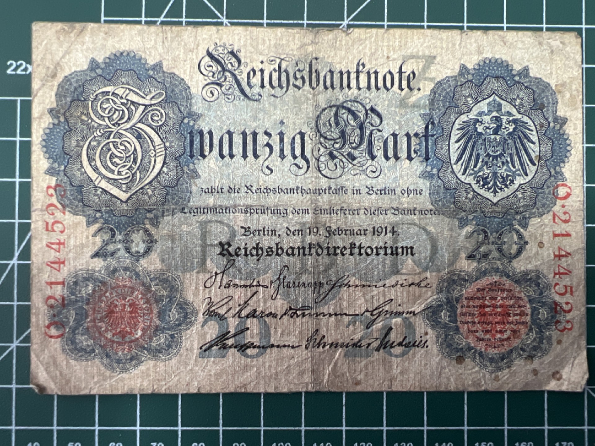 泡泡堂第三十八期  世界硬币纸币专场（无押金，无佣金，捡漏，全场20包邮，偏远地区除外） 德国1914年20马克