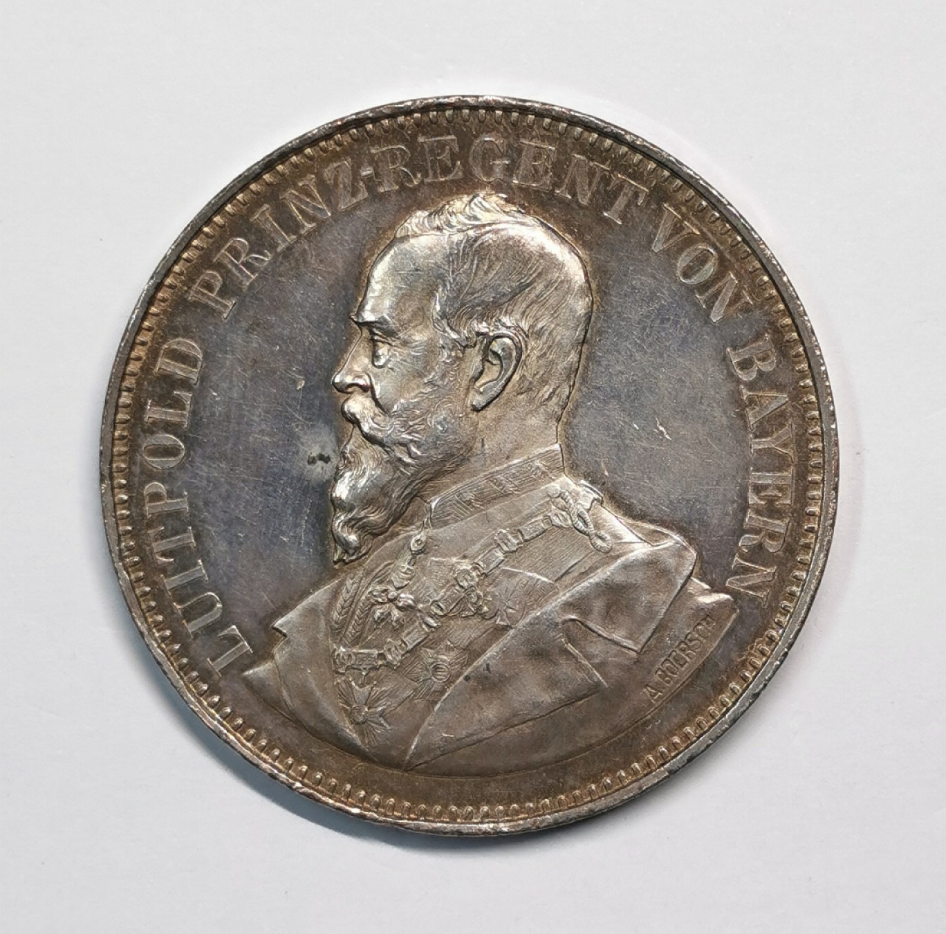 凡希社世界钱币微拍第二百零五期 1892巴伐利亚胜利雕塑纪念银章