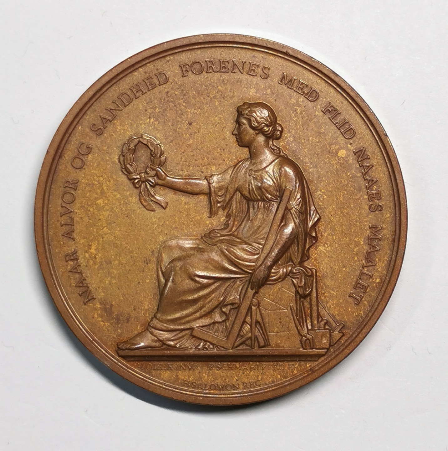 凡希社世界钱币微拍第二百零五期 比利时铜章3 45mm