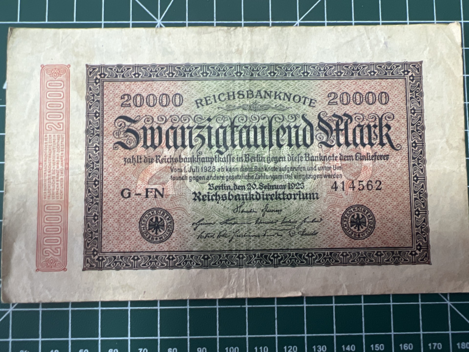 泡泡堂第二十八期  纸币硬币专场（全场20包邮，偏远地区除外） 德国1923年2万马克