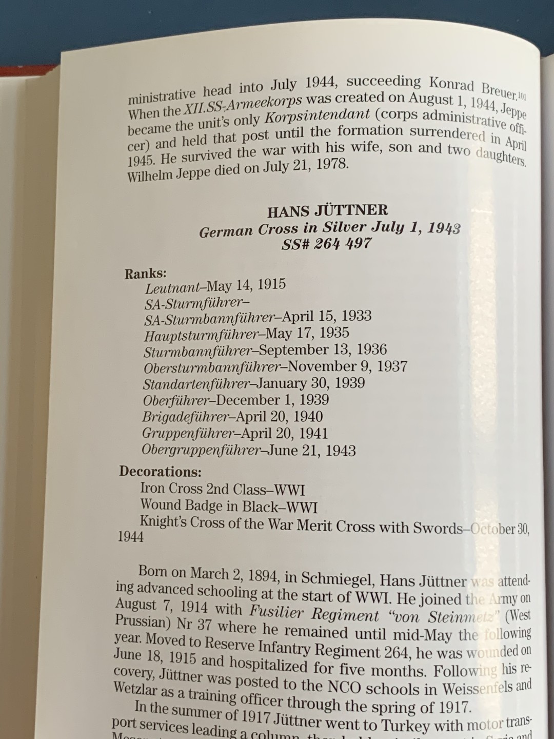 《竞宝斋》第75场-本周日，周一2场连拍（全场不限金额包邮） 德国十字勋章（银章）作者签名版