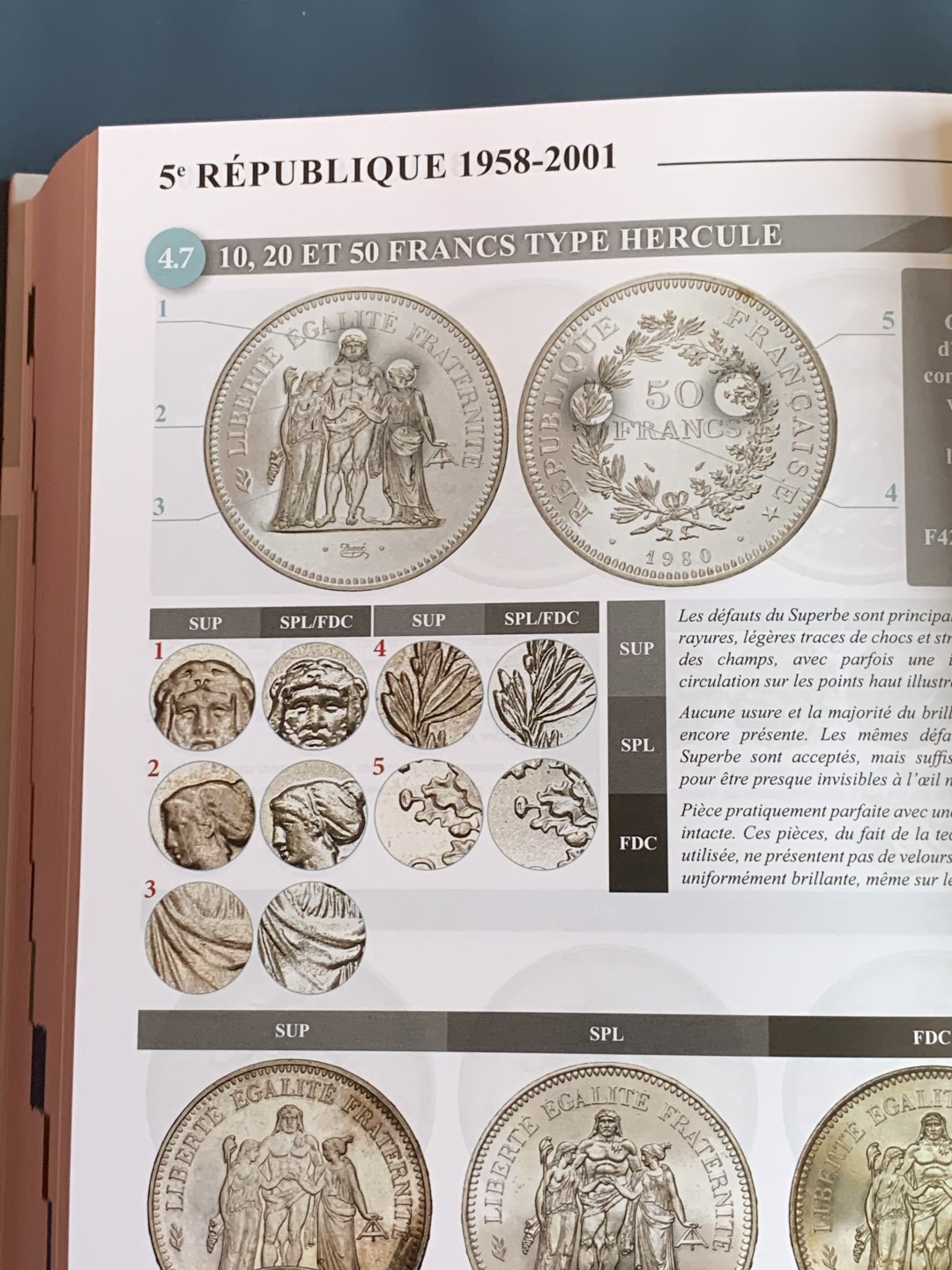 《竞宝斋》第75场-本周日，周一2场连拍（全场不限金额包邮） 原封精装本 法国2019钱币目录 从造币工艺，雕刻师，标识标志，细分版别都有详尽的分类 厚达1126页！可谓是法币的百科全书，难得