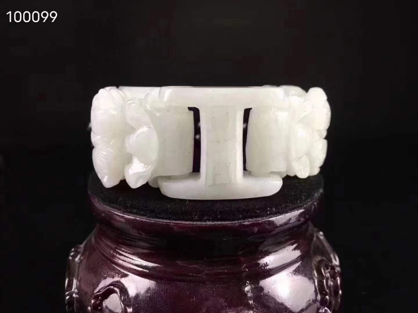 和田白玉手链，玉质细腻油润白度一级