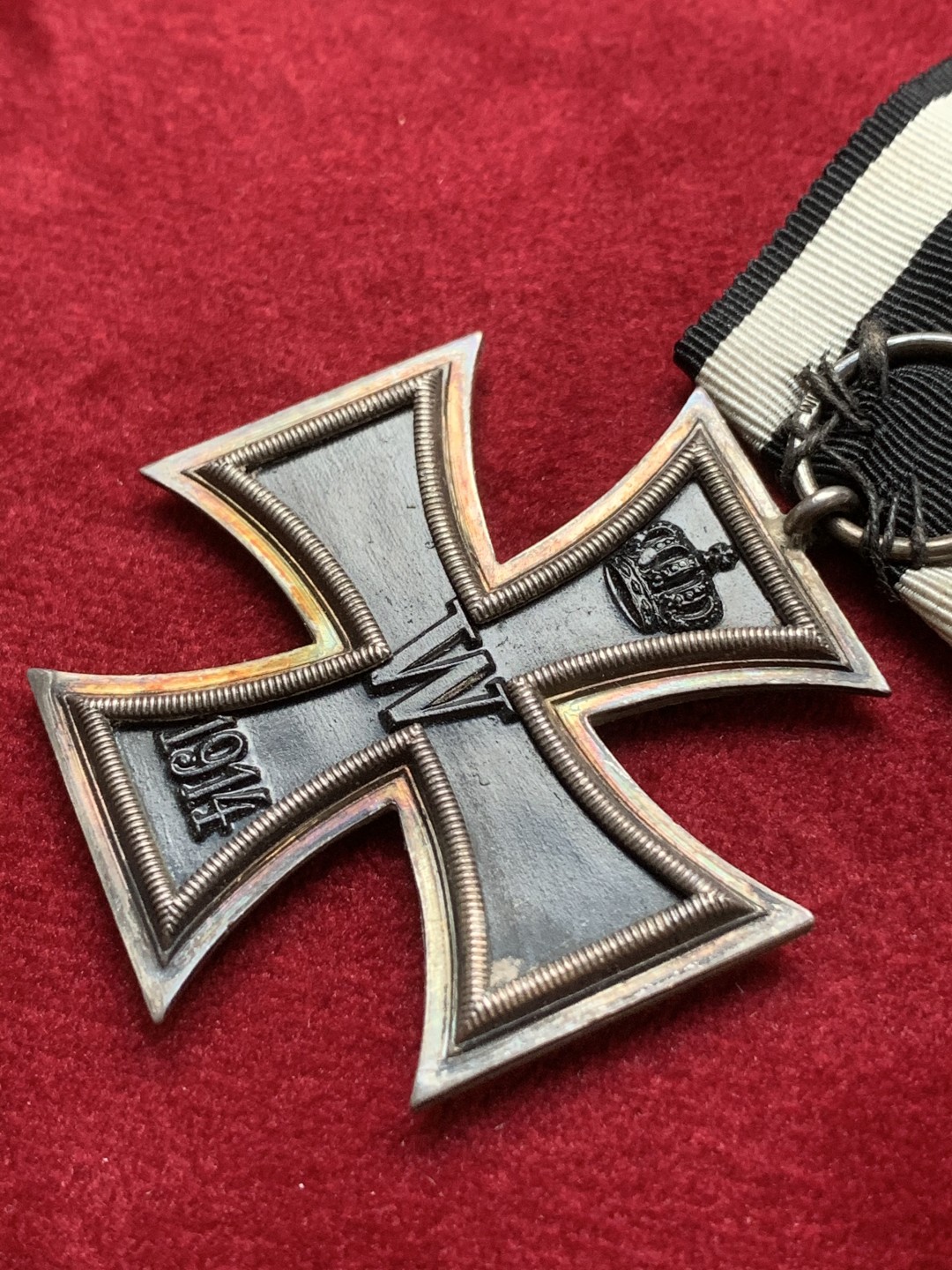 《竞宝斋》第75场-本周日，周一2场连拍（全场不限金额包邮） 德国一战二级铁十字勋章，品相状态好