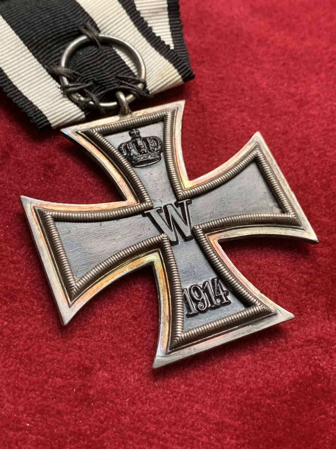 《竞宝斋》第75场-本周日，周一2场连拍（全场不限金额包邮） 德国一战二级铁十字勋章，品相状态好