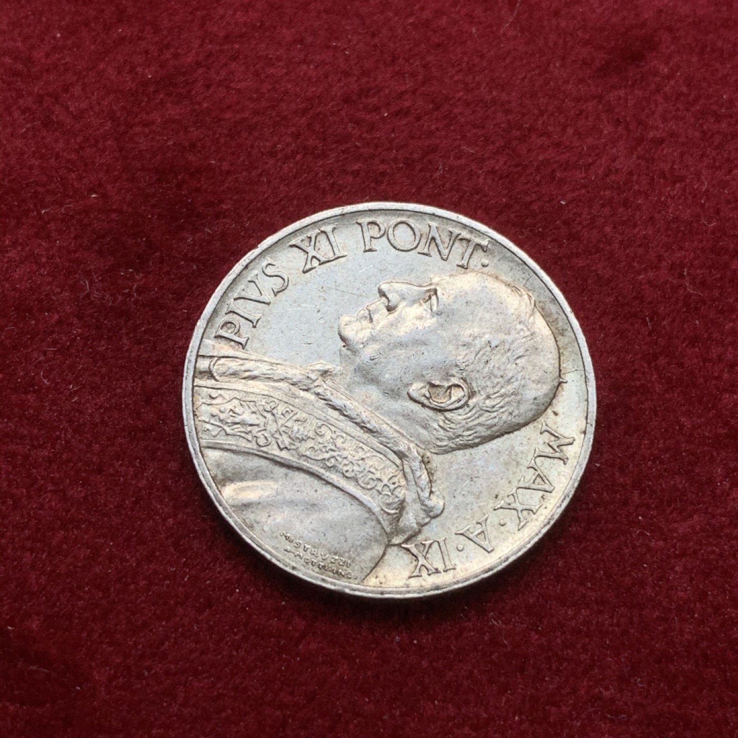 《竞宝斋》第75场-本周日，周一2场连拍（全场不限金额包邮） 意大利1930年美品小船5里拉银币