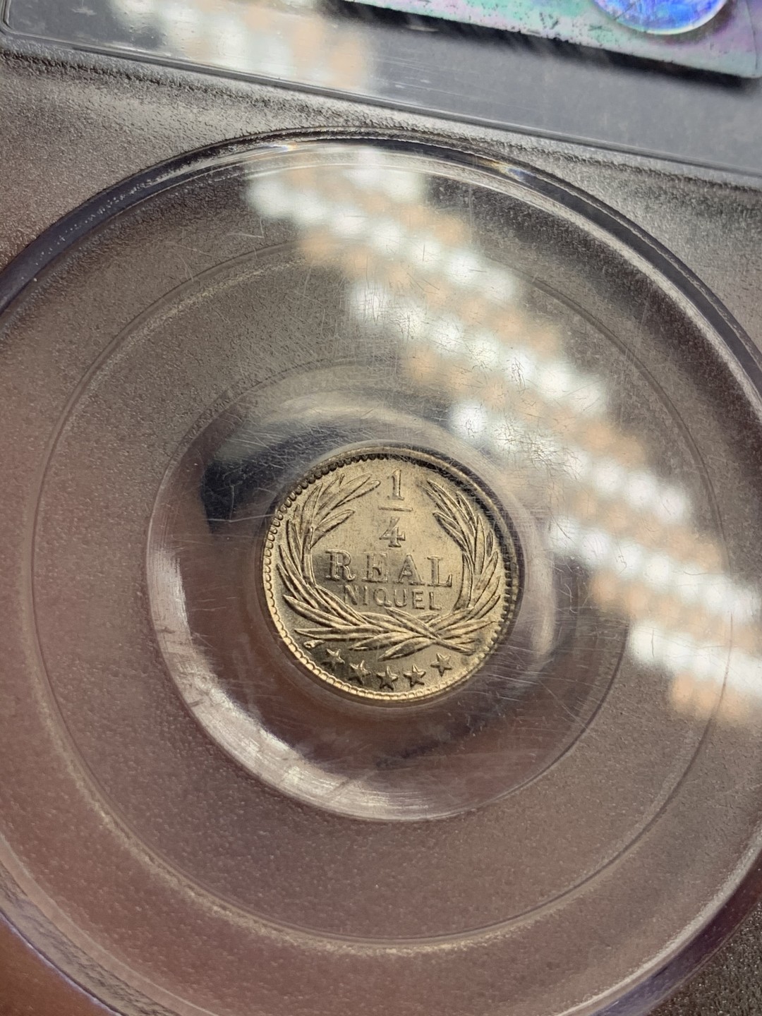 《竞宝斋》第75场-本周日，周一2场连拍（全场不限金额包邮） PCGS MS64 1900-H危地马拉1/4R小火山 少见版本