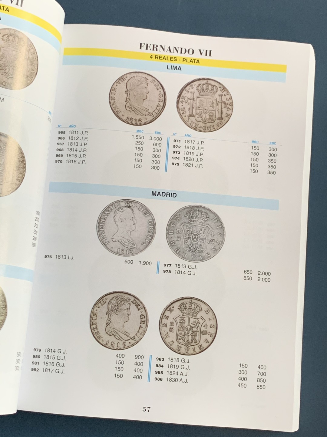 《竞宝斋》第75场-本周日，周一2场连拍（全场不限金额包邮） 西班牙 2022年 钱币目录 包含属地，本土，现代币，纸币。将近500页的厚度。值得拥有 后面广告页去除