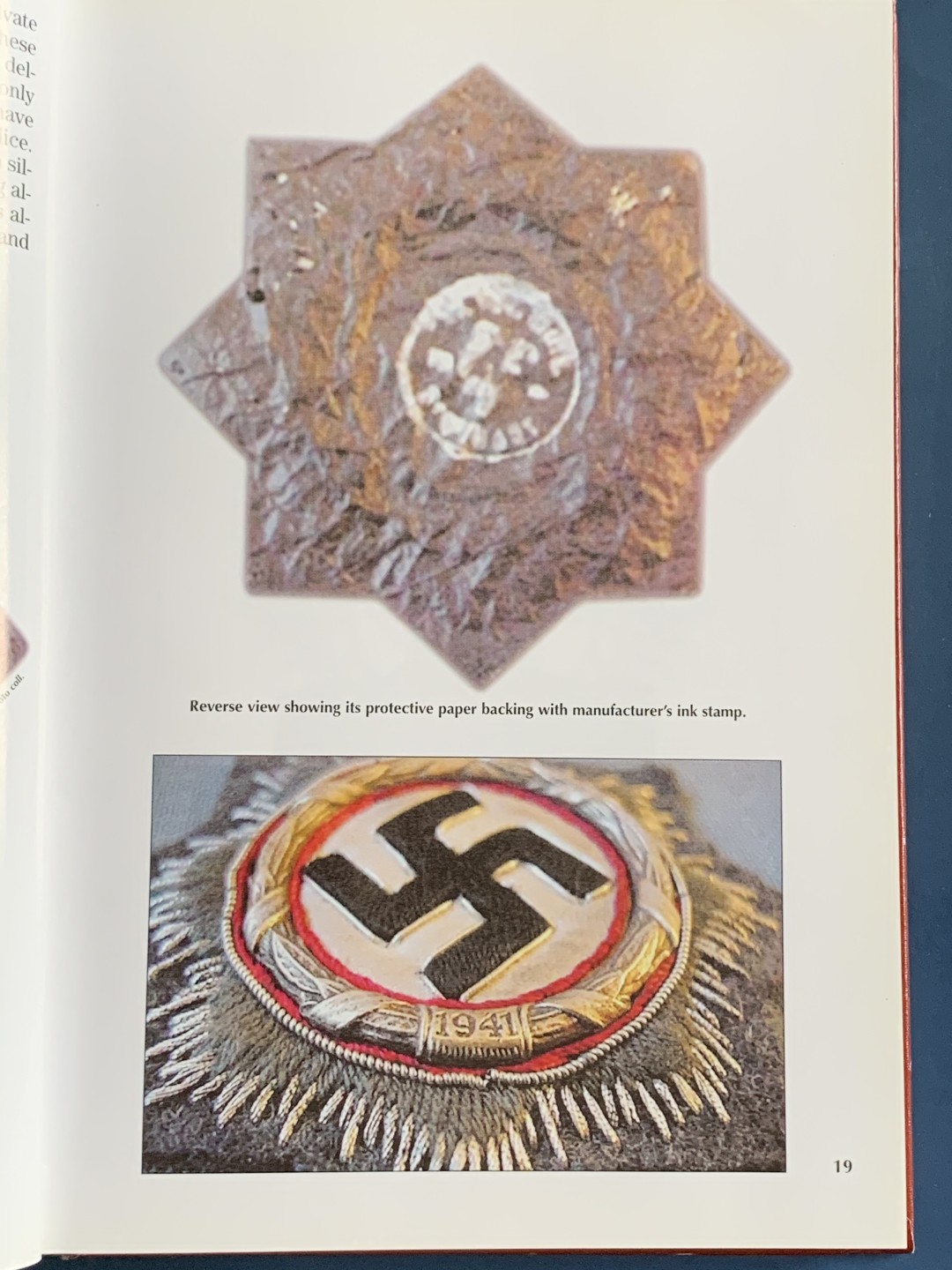 《竞宝斋》第75场-本周日，周一2场连拍（全场不限金额包邮） 德国十字勋章（银章）作者签名版