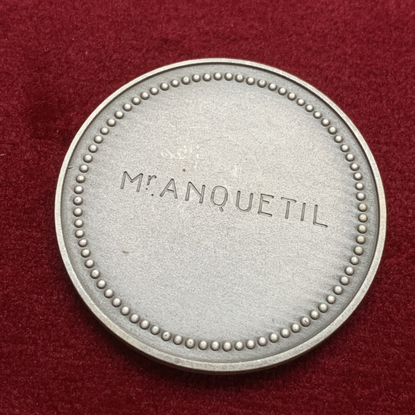 《竞宝斋》第75场-本周日，周一2场连拍（全场不限金额包邮） 原盒罗蒂作品巴黎股票经纪人镀银铜章 37mm，21.2克，BRONZE铜标