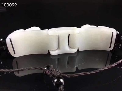 和田白玉手链，玉质细腻油润白度一级 和田白玉手链，玉质细腻油润白度一级