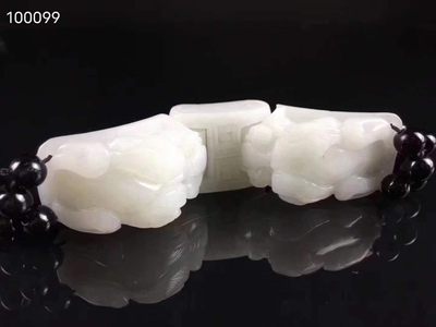 和田白玉手链，玉质细腻油润白度一级 和田白玉手链，玉质细腻油润白度一级