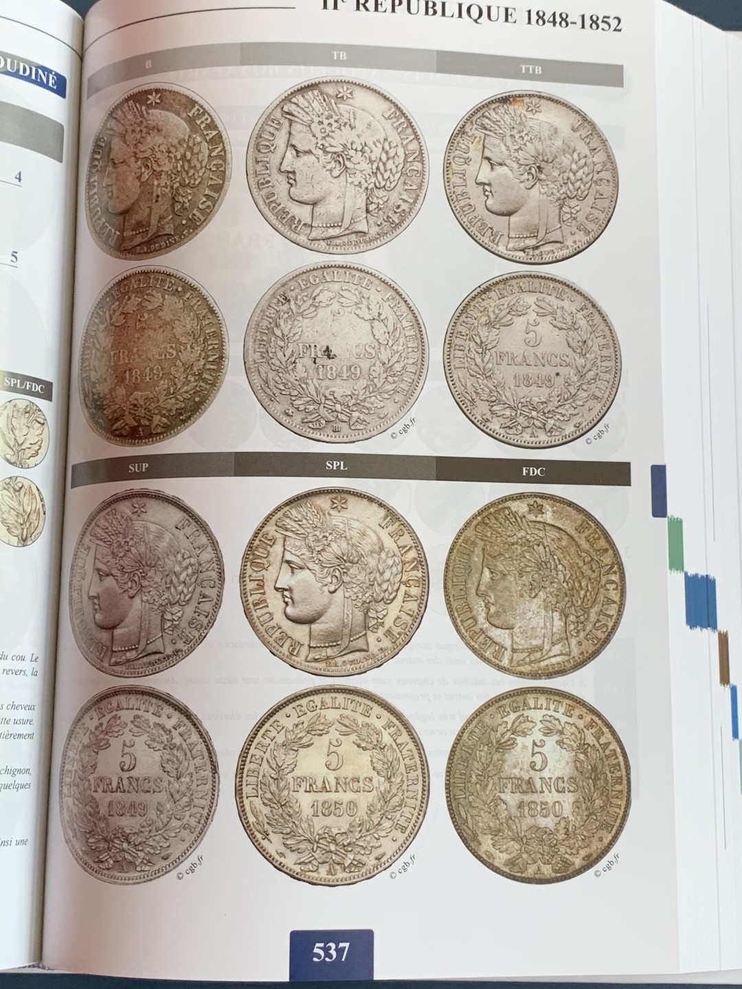 《竞宝斋》第75场-本周日，周一2场连拍（全场不限金额包邮） 原封精装本 法国2019钱币目录 从造币工艺，雕刻师，标识标志，细分版别都有详尽的分类 厚达1126页！可谓是法币的百科全书，难得
