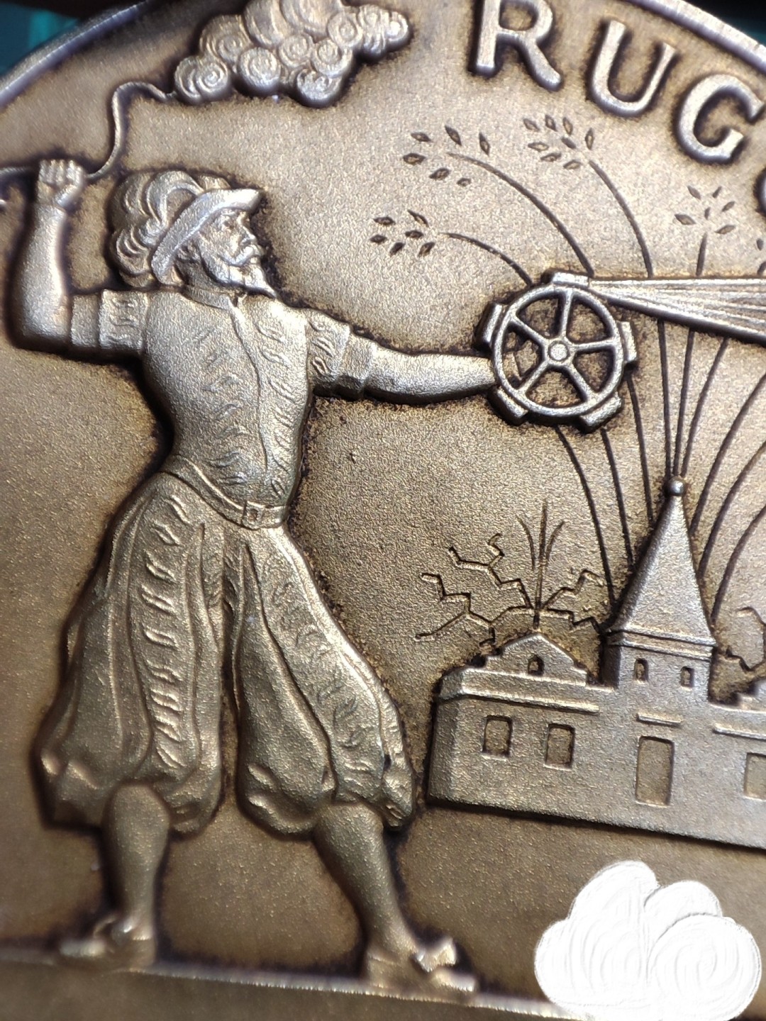 gush小明220721 法国1961气象学会镀金银章