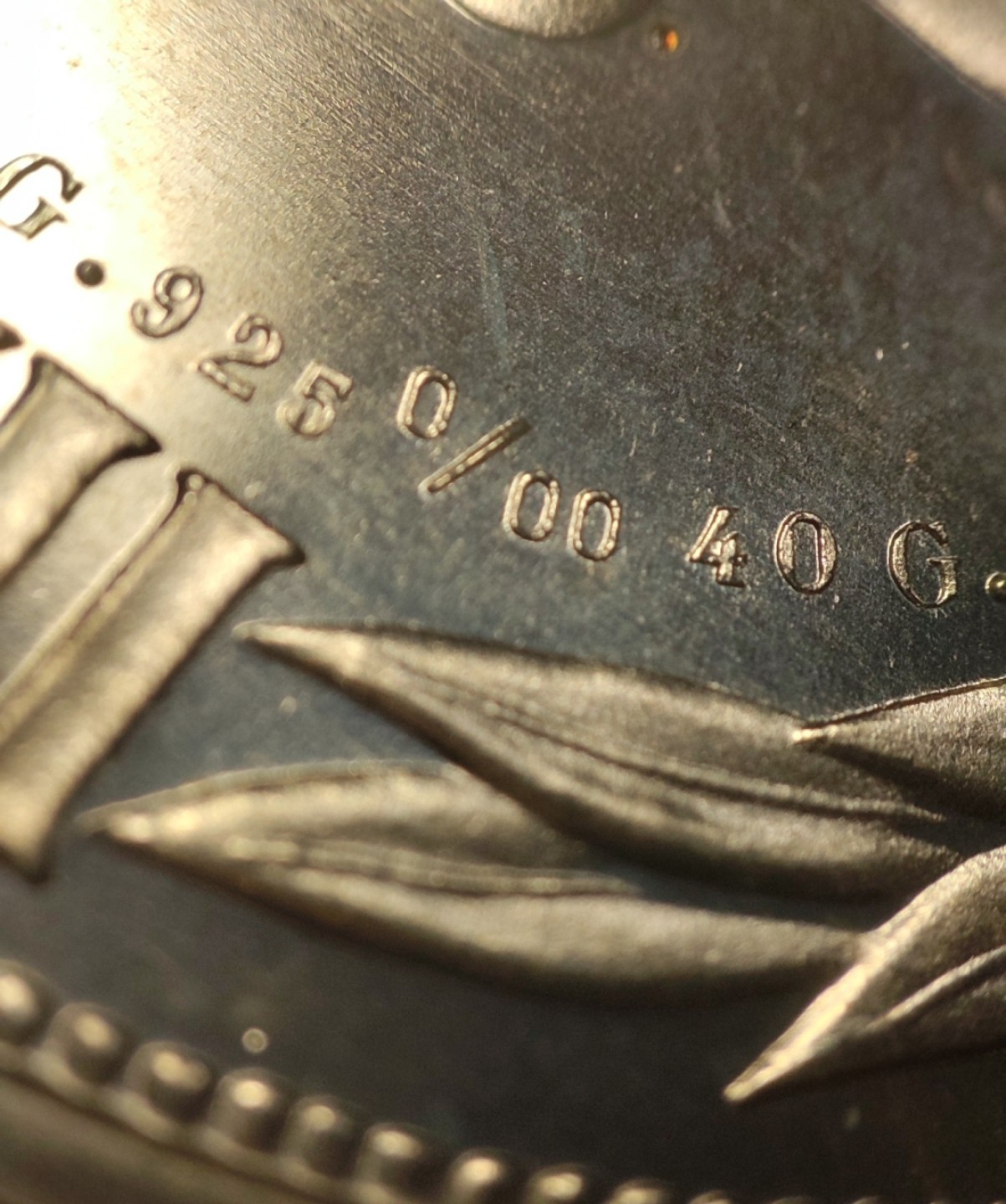 gush小明220721 法国玛丽安娜大银章40克925银 巴黎造币厂欧盟会议纪念，有点氧化非划痕