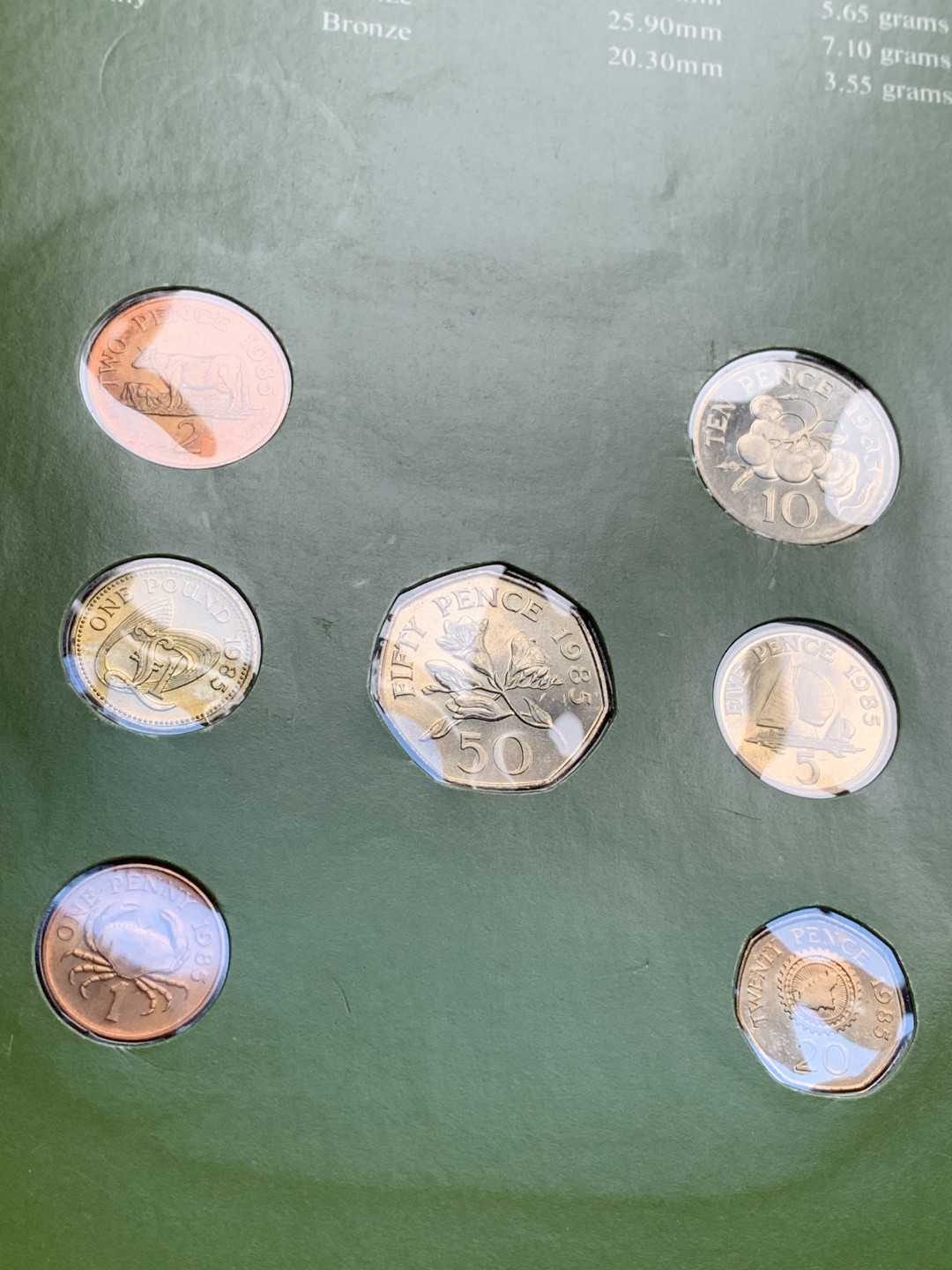 《竞宝斋》第76场-本周日，周一2场连拍（全场不限金额包邮） 3套一组 佛得角套币UNC共7枚+福克兰群岛1987年清年份套币全套+根西岛1985年清年份全套，富兰克林精选品种