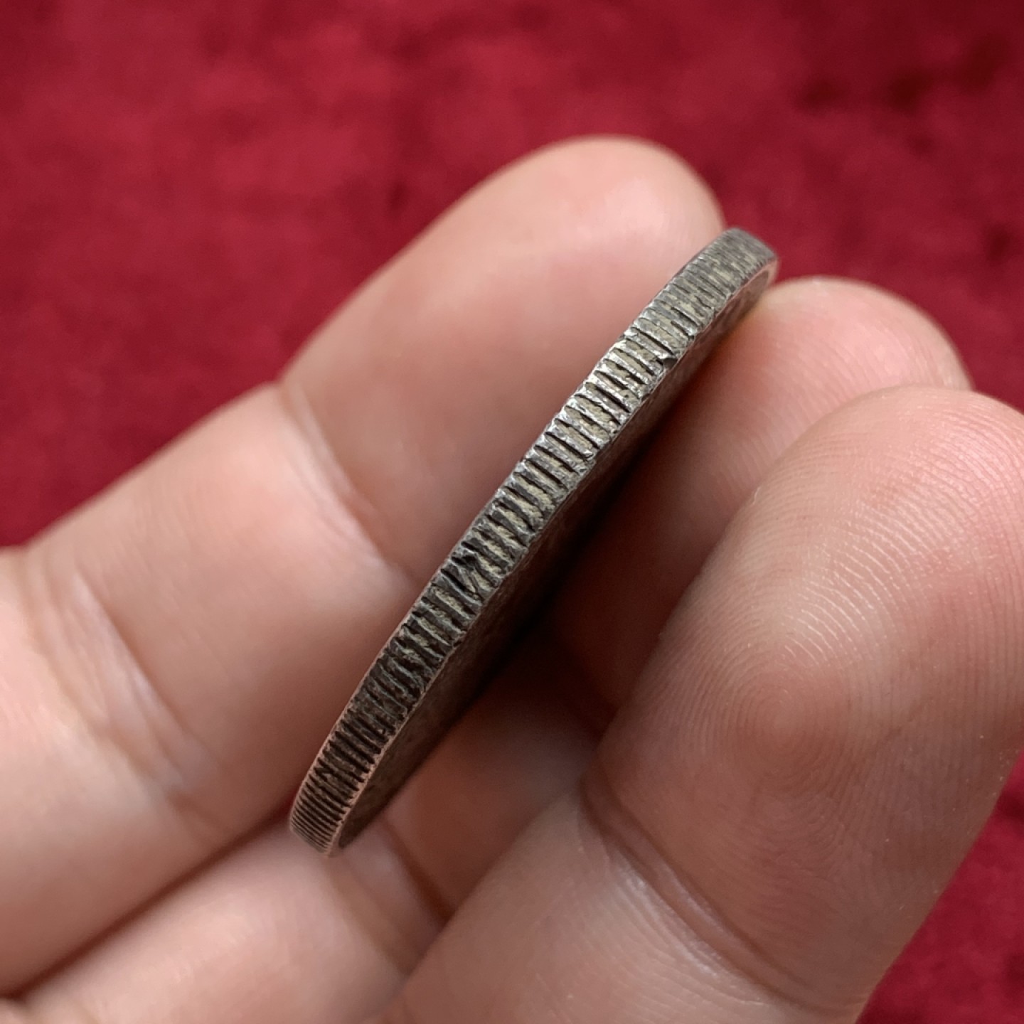 《竞宝斋》第76场-本周日，周一2场连拍（全场不限金额包邮） 法属印支 1931年 1P 银币 又称最后的坐洋 原味包浆