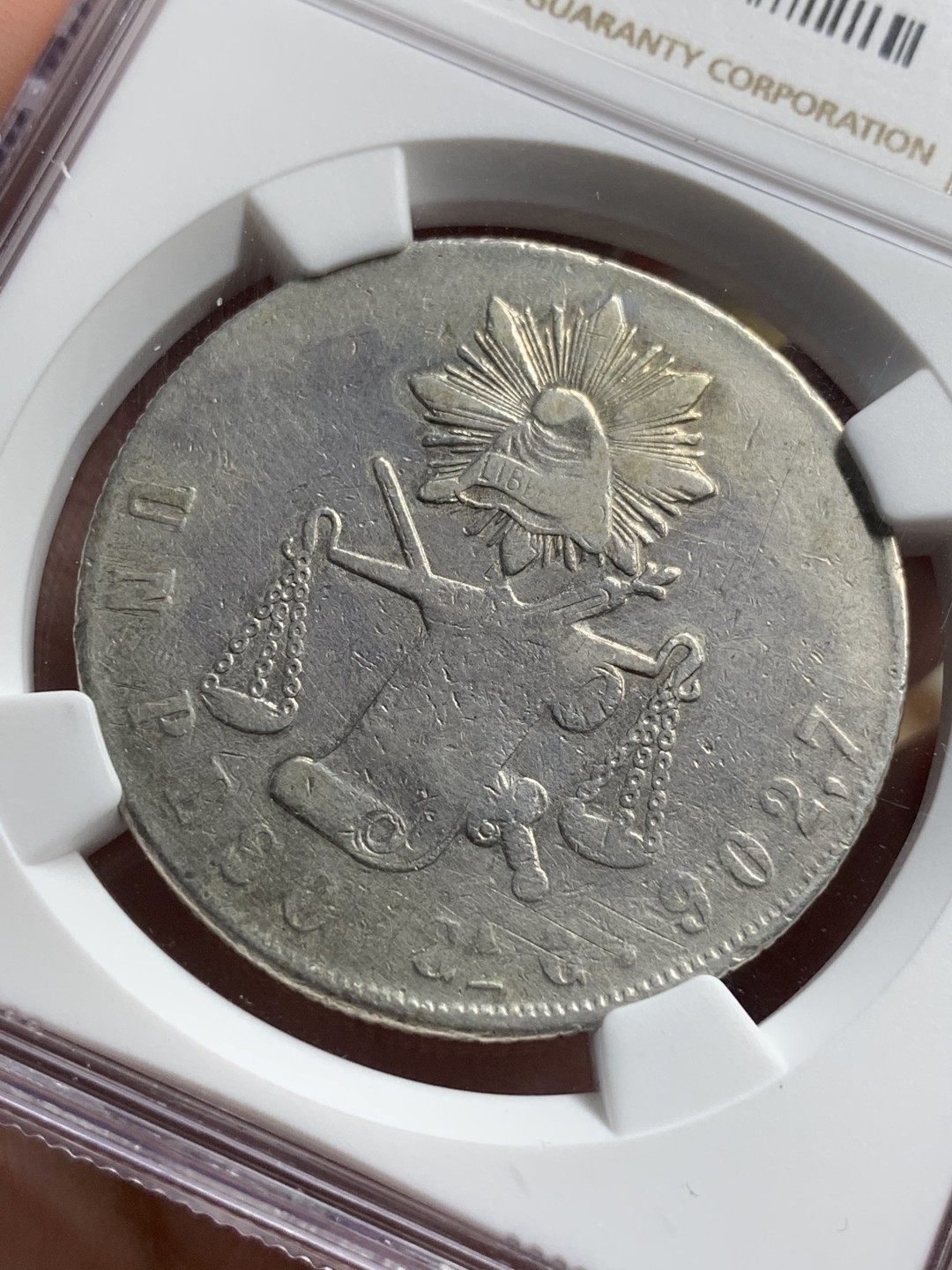 《竞宝斋》第76场-本周日，周一2场连拍（全场不限金额包邮） NGC-VFD 墨西哥 1873年GA厂 天平鹰洋 1比索 银币