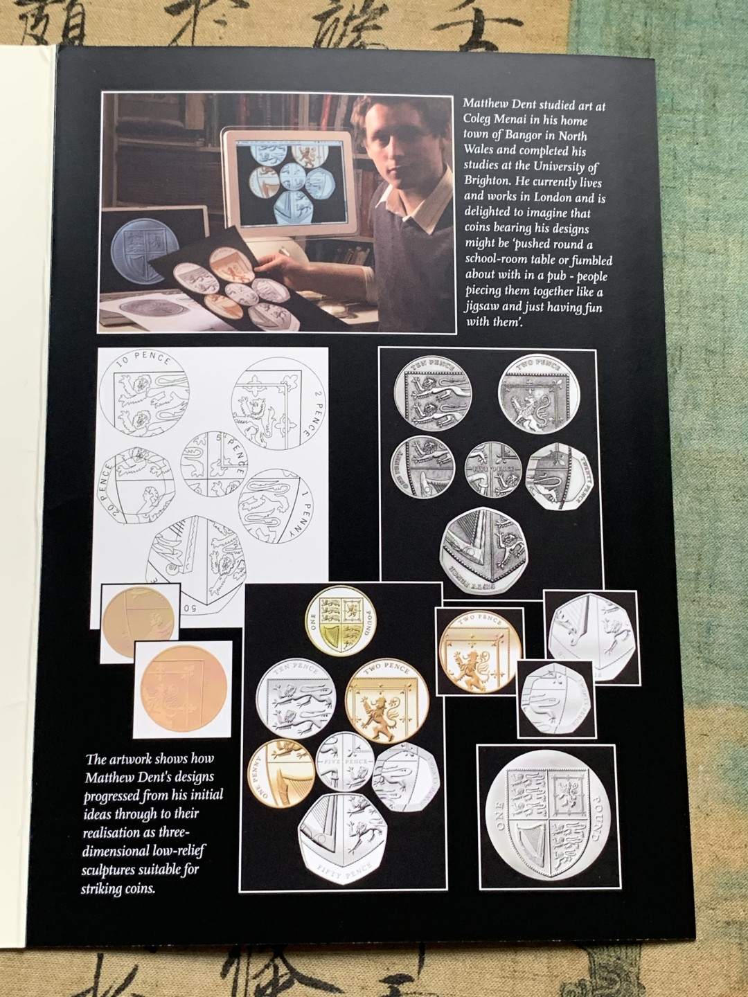 《竞宝斋》第76场-本周日，周一2场连拍（全场不限金额包邮） 原包装英国2008年7枚套币 精美拼图盾徽设计