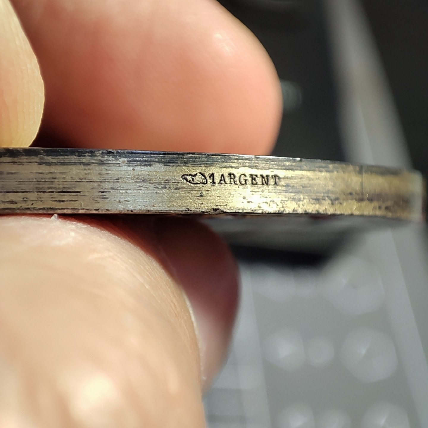 gush小明220721 法国原盒巴黎援助贡献银章950银62.5克