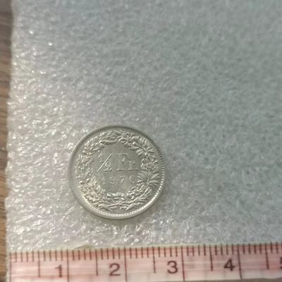 【淘币小摊】第十四拍散币场暂不收取邮费预留满百包邮发出可和其他场合并发货 - 瑞士1976年半法郎 