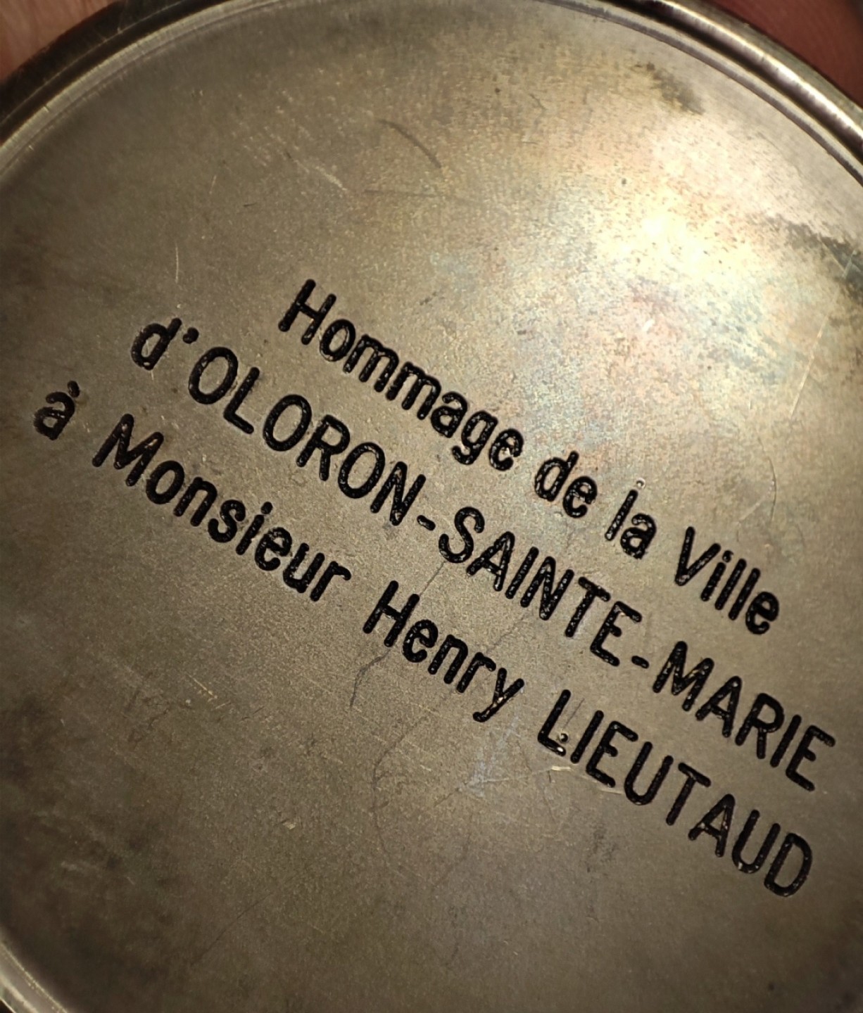 gush小明220721 法国圣玛丽奥隆镇纪念银章 巴黎造币厂950银