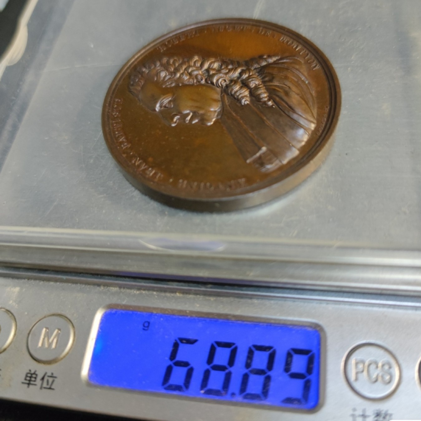 gush小明220721 法国人物大铜章艺术麦朵尔