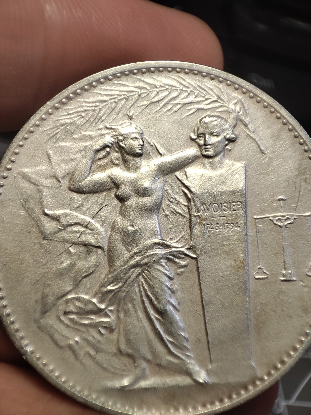 gush小明220721 法国公证处镀银铜章