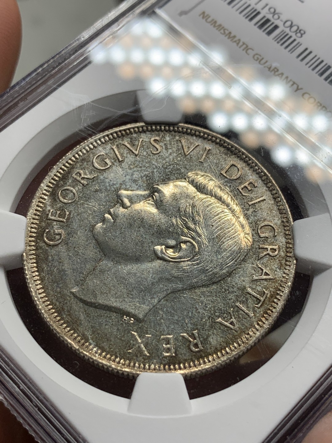 《竞宝斋》第76场-本周日，周一2场连拍（全场不限金额包邮） NGC-MS62 加拿大 1949年1元 纽芬兰加入联邦纪念银币 金黄色包浆细节清晰