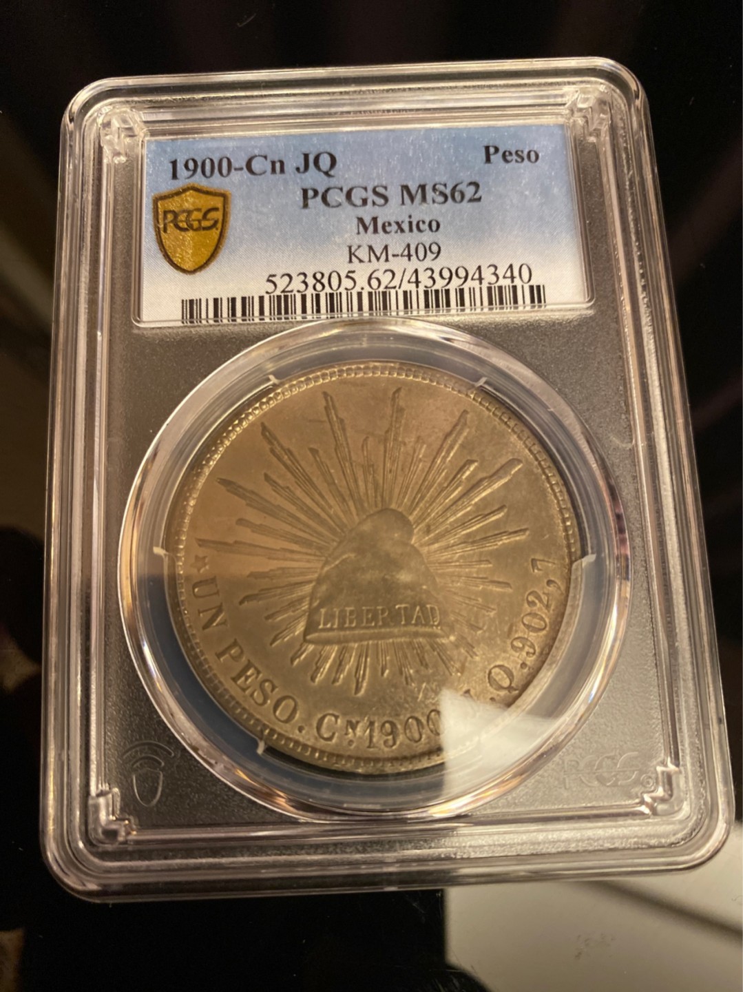 收藏联盟Quantum Auction 第178期拍卖 今晚七点开拍 1900年墨西哥鹰洋 PCGS MS62