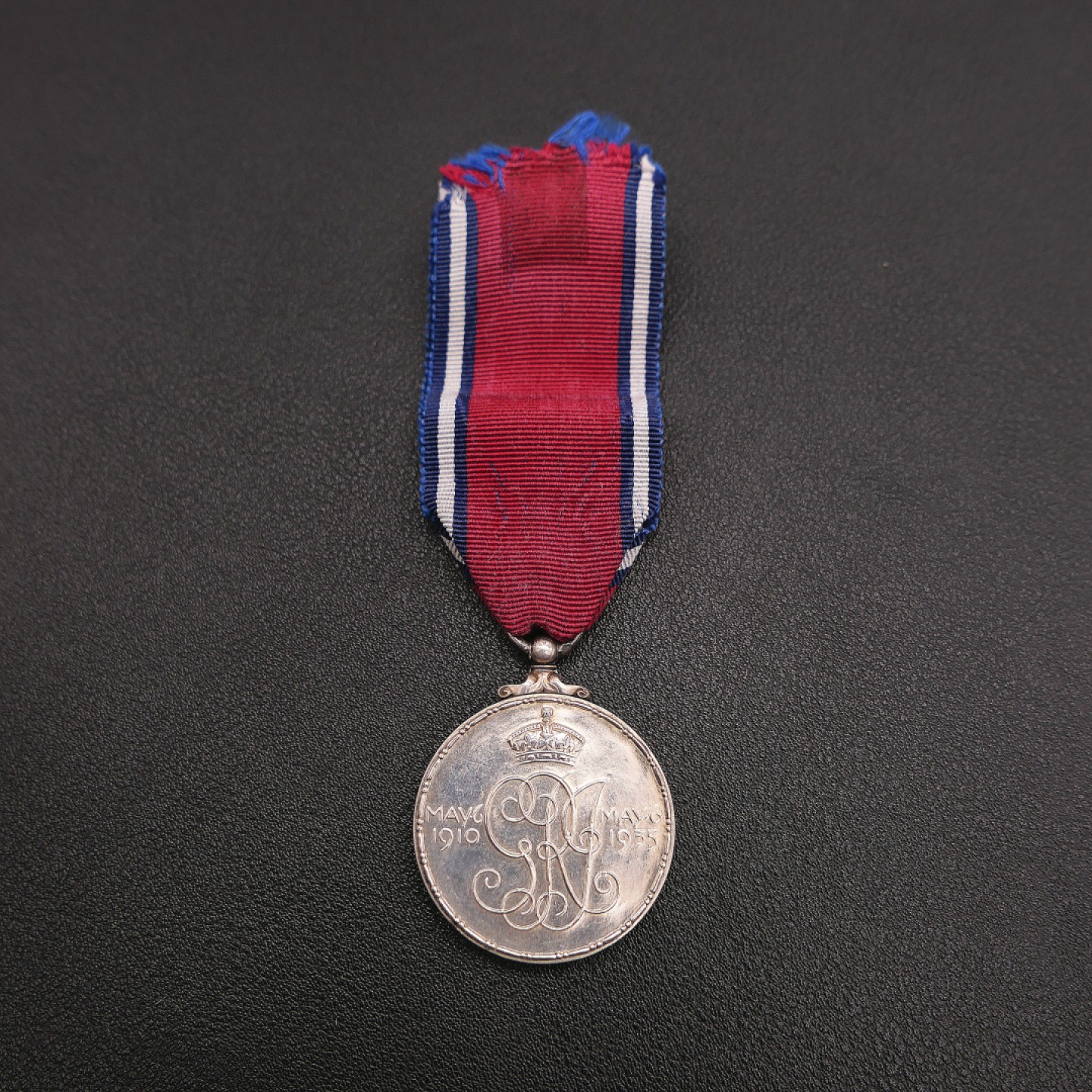 勋章奖章交易所7月23日拍卖 银质英国乔治五世银禧（登基25年）奖章