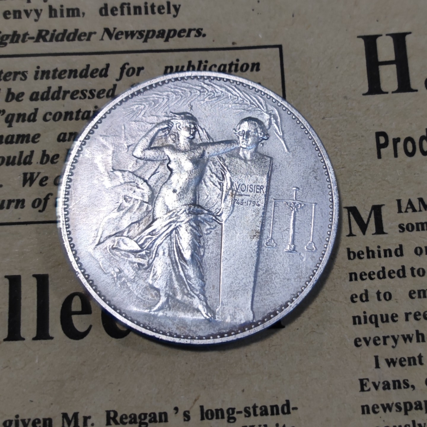 gush小明220721 法国公证处镀银铜章