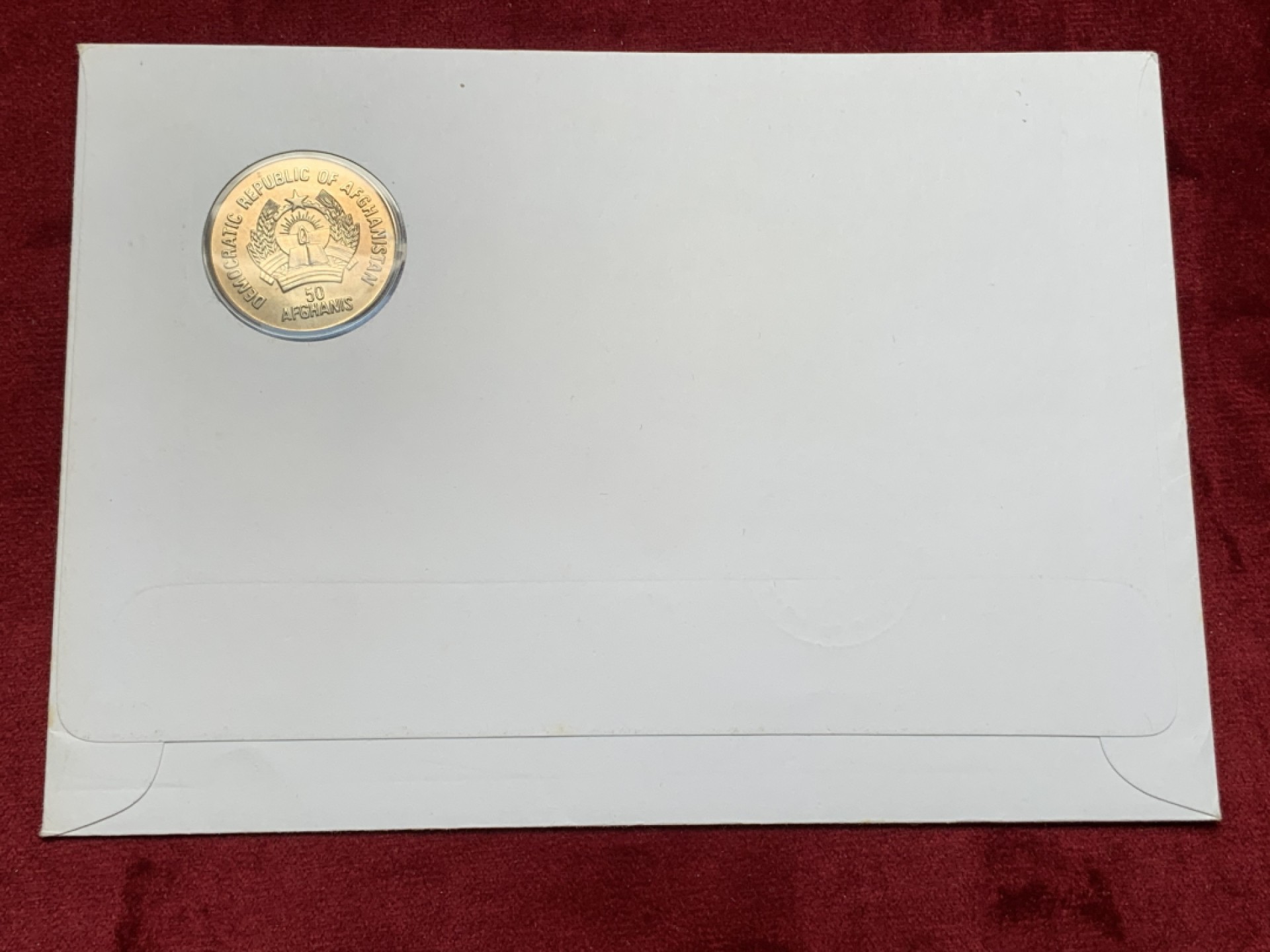 《竞宝斋》第76场-本周日，周一2场连拍（全场不限金额包邮） 阿富汗 1987年  野生动物保护 雪豹纪念币 邮币卡装