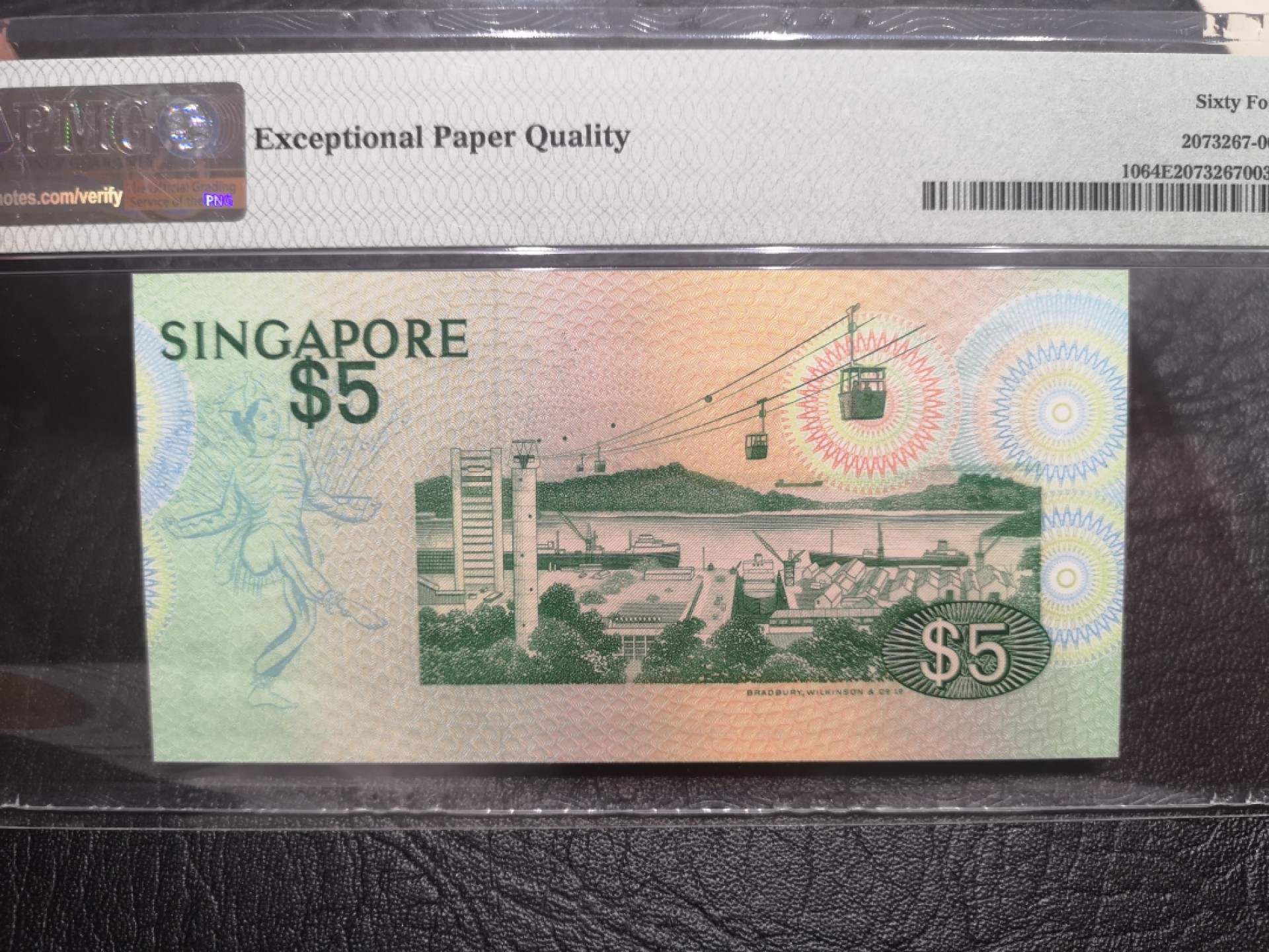 《外钞收藏家》第一百九十期 1976年新加坡鸟版5元 PMG64E