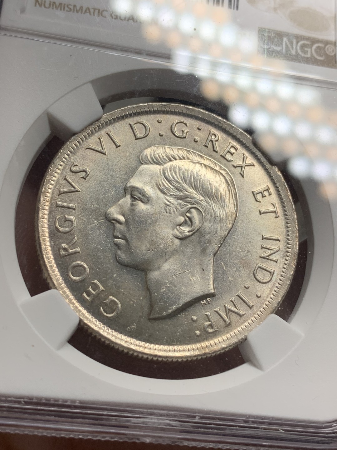 《竞宝斋》第76场-本周日，周一2场连拍（全场不限金额包邮） NGC-MS62 加拿大 1939年1元 议会百年纪念银币 白净细节清晰