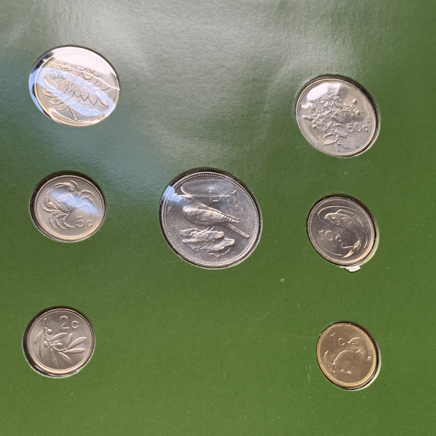 《竞宝斋》第76场-本周日，周一2场连拍（全场不限金额包邮） 3套一组 图瓦卢1985年清年份套币全套+马耳他1986年清年份船版套币全套，富兰克林精选品种