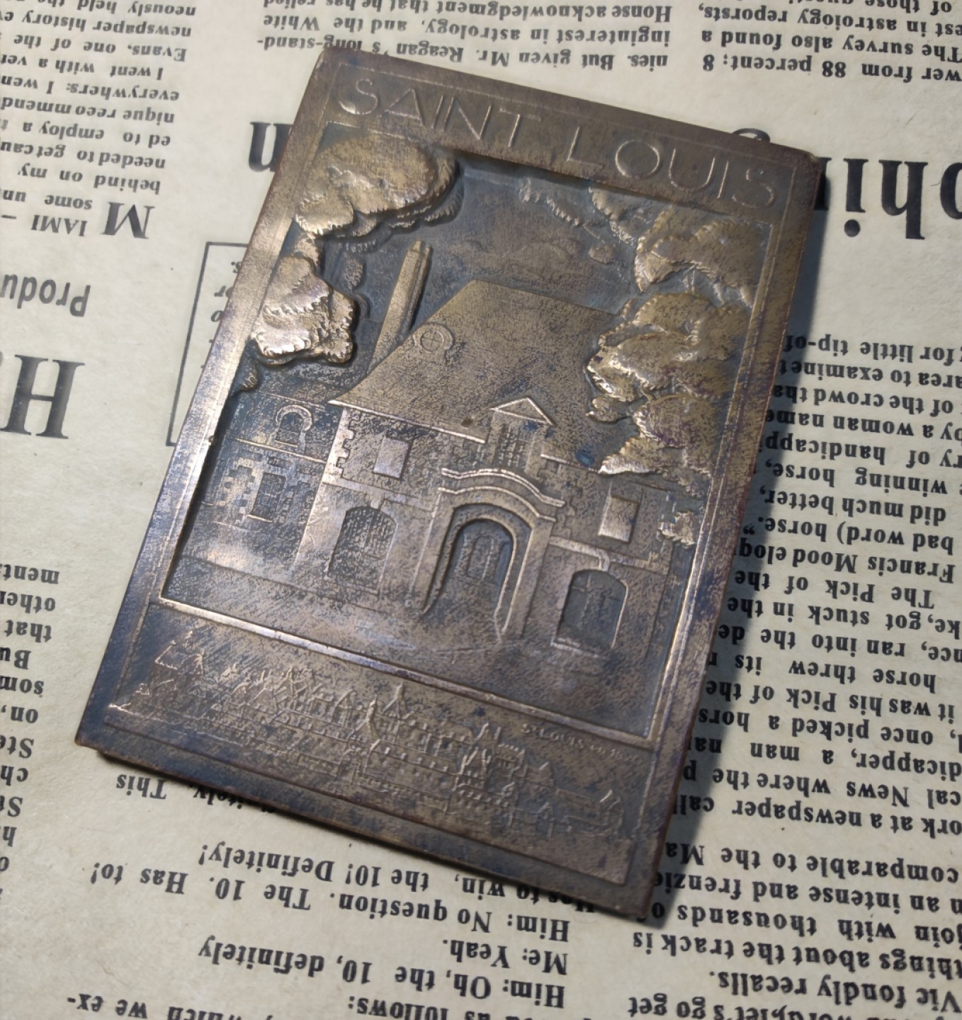 gush小明220721 法国景观建筑纪念铜章1931 口腔医学家纪念，巴黎造币厂